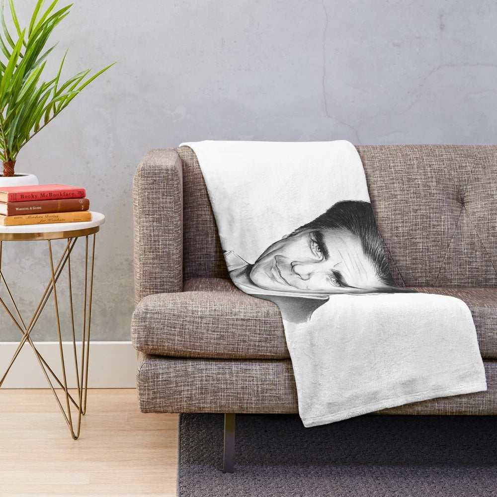 John Stamos inspired plush blanket for 90s TV fans