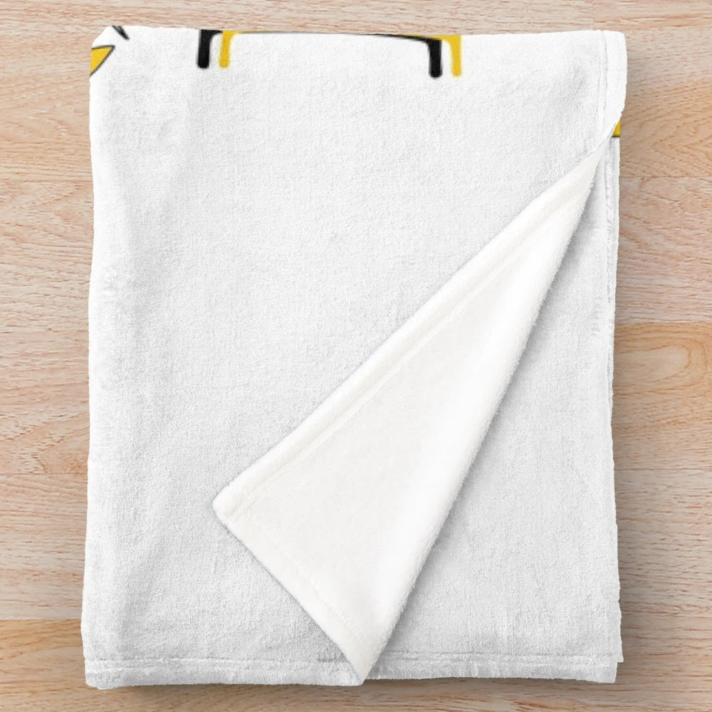 A soft, plush blanket featuring a tiger design, perfect for adding a touch of nature to your living space.