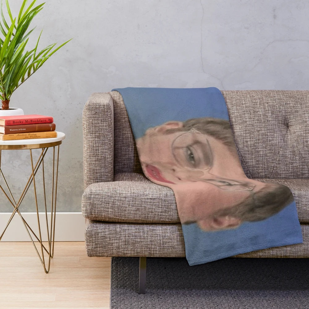 Tim and Eric inspired plush blanket with a cozy, comfortable design