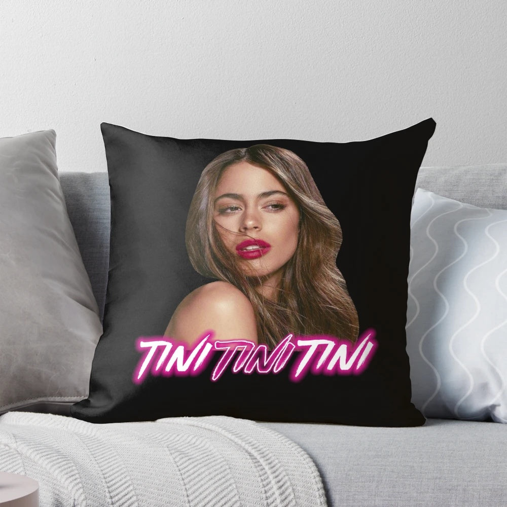 Soft plush pillow inspired by the popular singer Tini Tini Tini