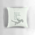A soft, decorative pillow featuring the iconic "To Kill a Mockingbird" book cover design.