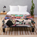 Toca Boca-inspired plush blanket with a soft, comfy design
