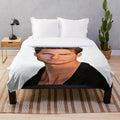 Tom Cruise inspired plush blanket for cozy home decor