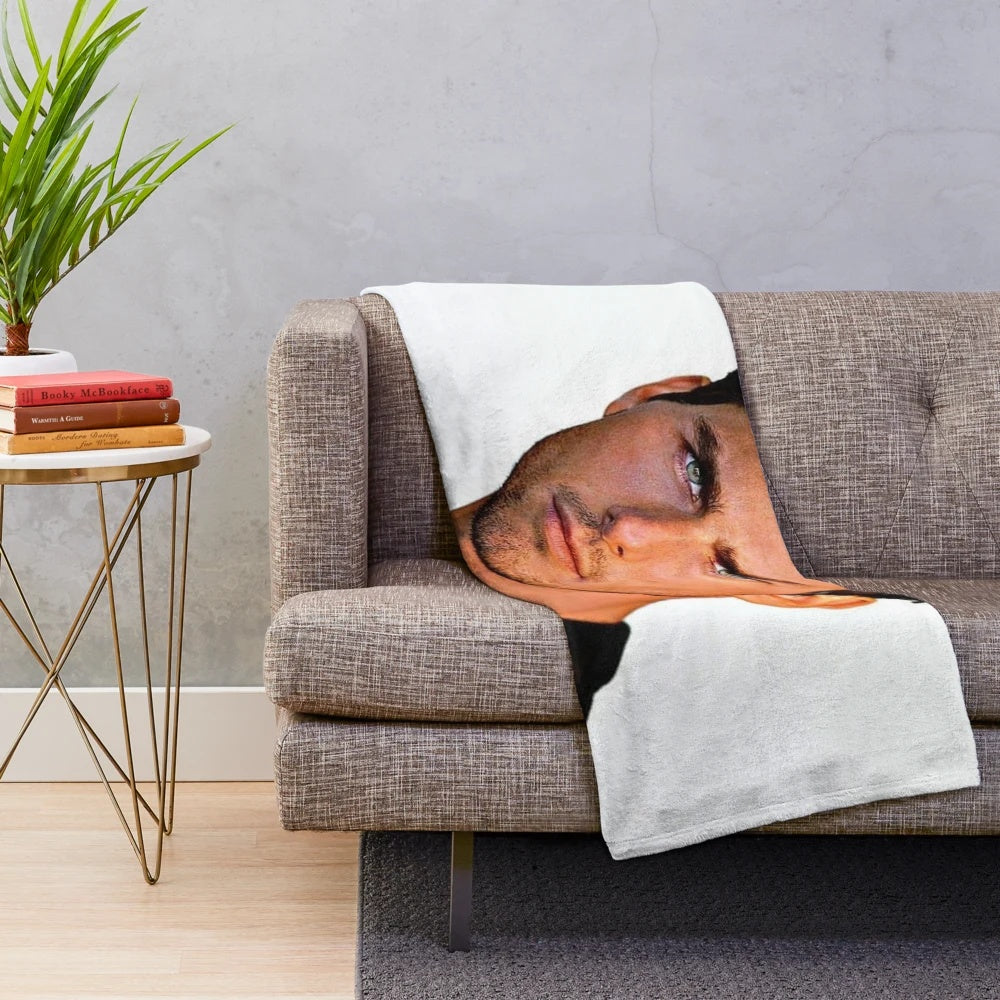 Tom Cruise inspired plush blanket for cozy home decor