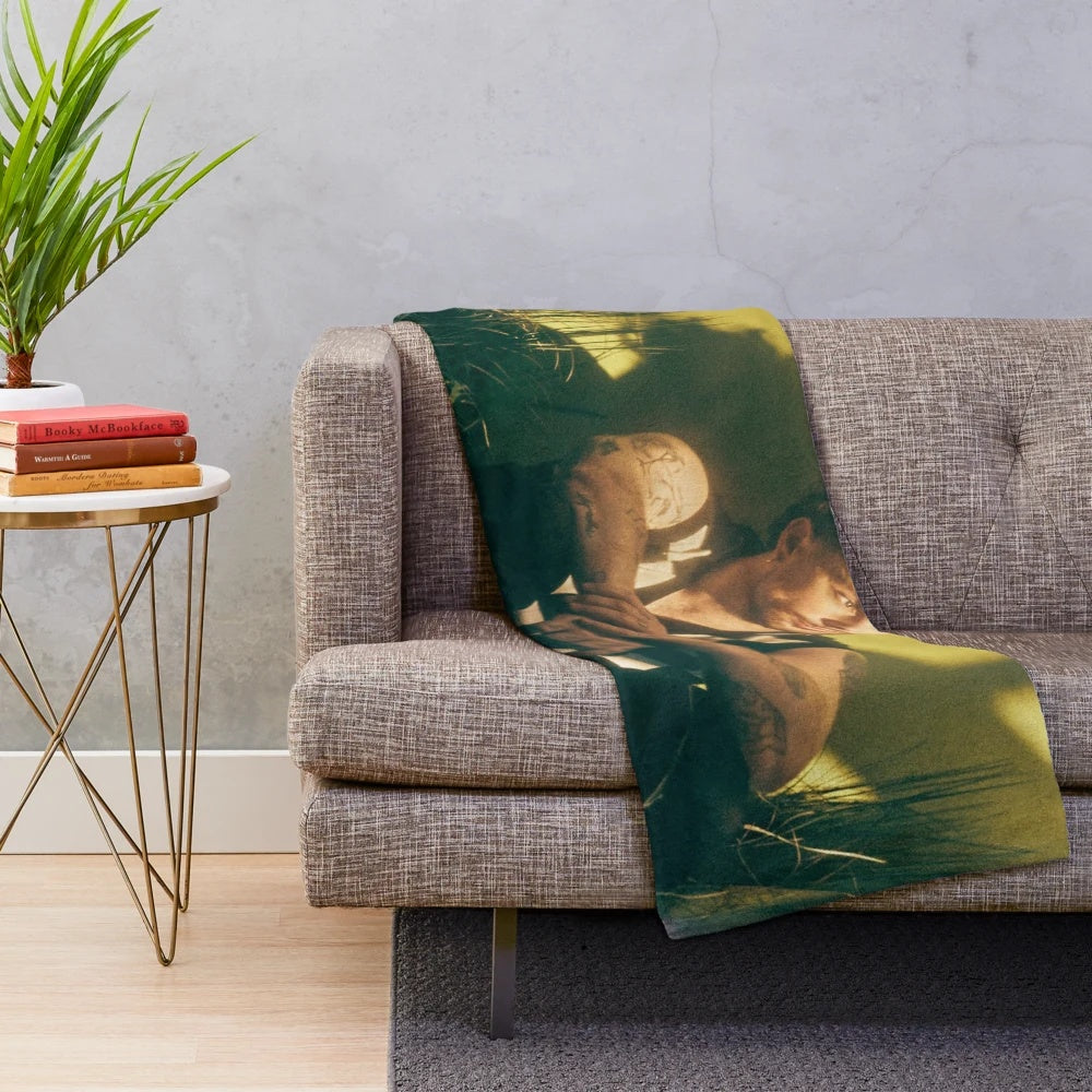 Tom Grennan-inspired plush blanket for cozy summer evenings
