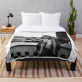 Tom Hardy inspired plush blanket with actor's likeness