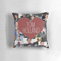 Soft, cuddly Tom Holland blanket, stickers, and pillow featuring the popular Spider-Man actor.