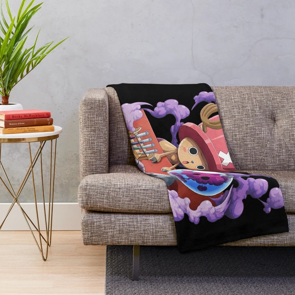 Tony Tony Chopper inspired plush blanket