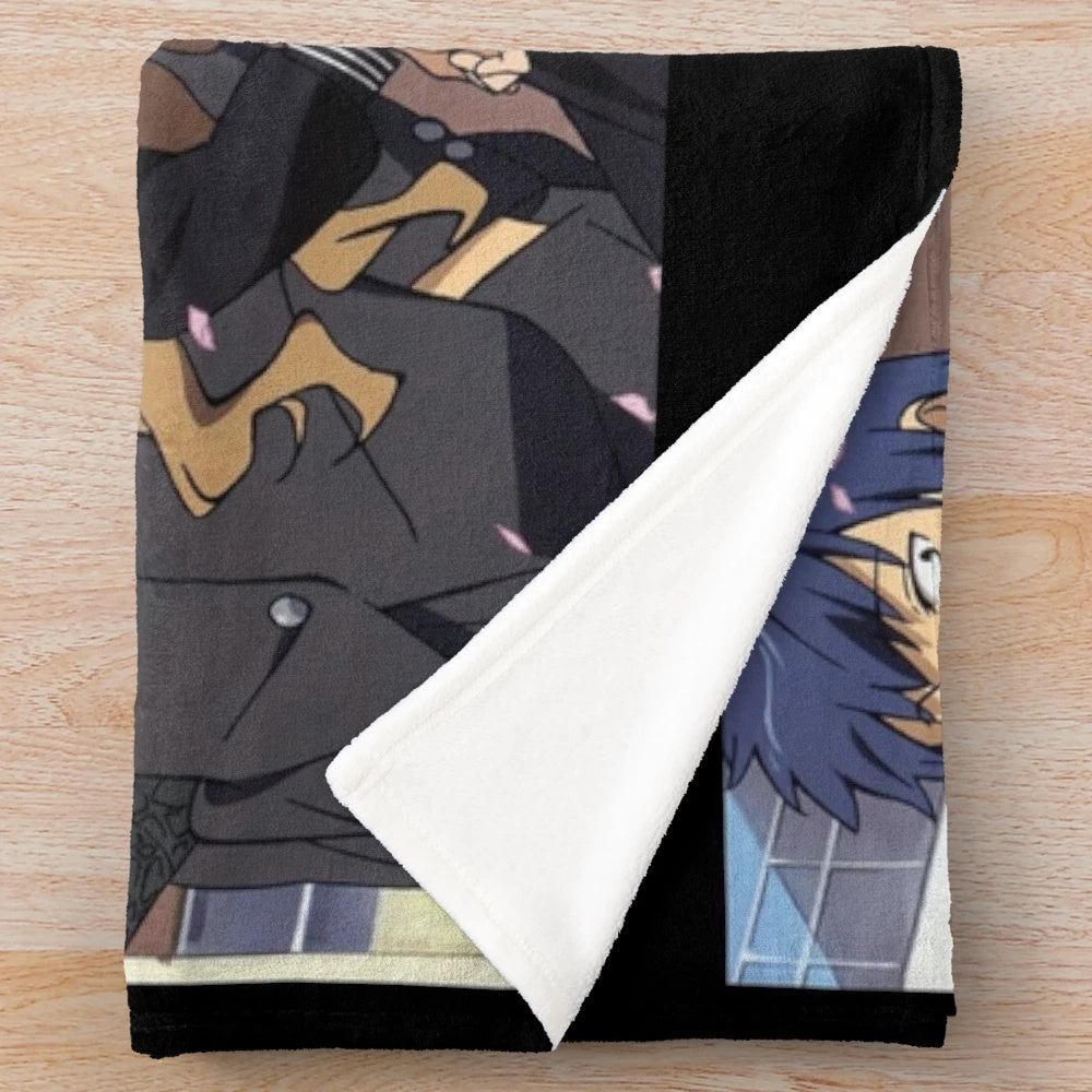 Toradora anime plush blanket featuring Taiga Aisaka and Ryuuji Takasu