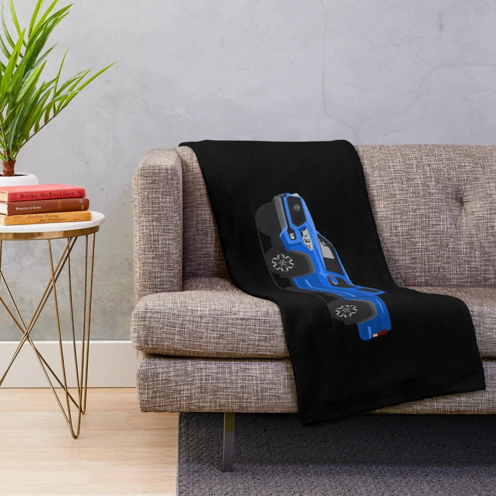 Toyota Tacoma inspired plush blanket