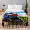 Thomas the Tank Engine themed plush blanket