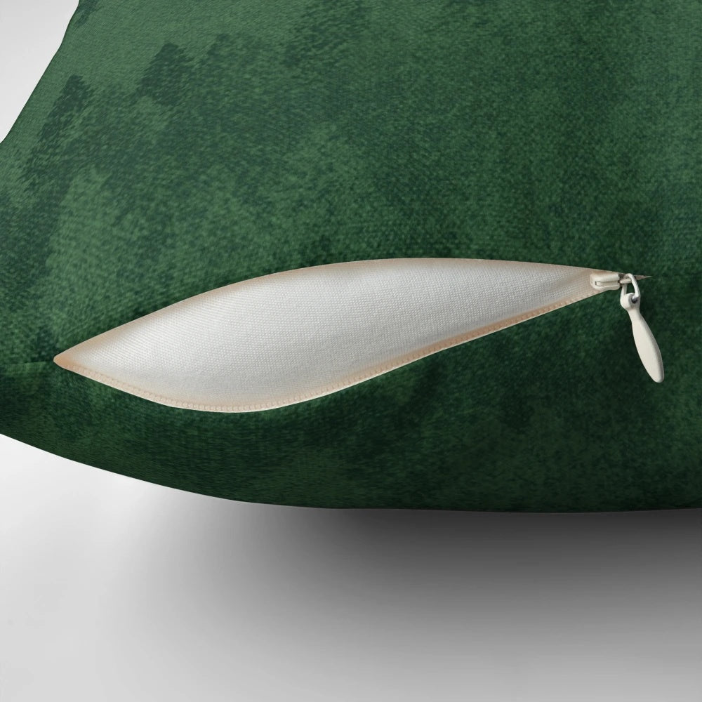A soft and stylish pillow featuring a forest-inspired tree line design, perfect for creating a nature-infused ambiance in any space.