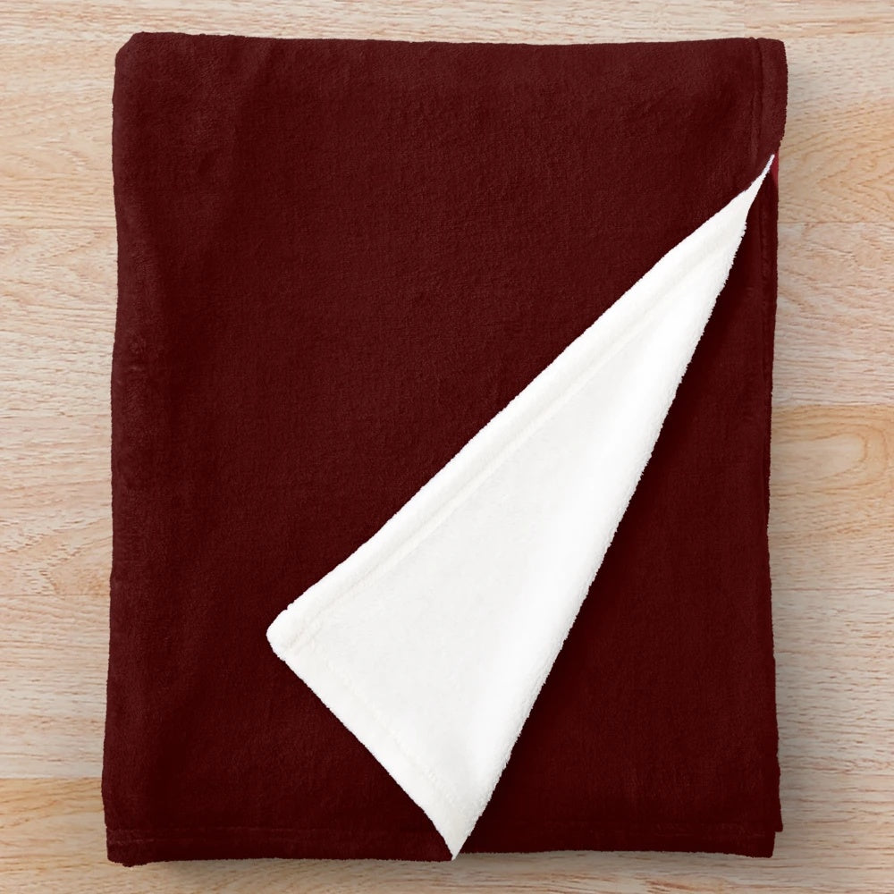 A plush, cozy blanket featuring the iconic Captain Picard from Star Trek: The Next Generation