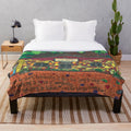 Plush blanket featuring the Devil's Backbone Tavern, a tribute to Texas music legend Seth Bond Perry