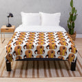 Brooklyn Nine-Nine Captain Holt plush blanket with hot dog design