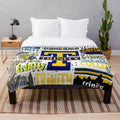 Trinity College Plush Blanket with Bantams Logo