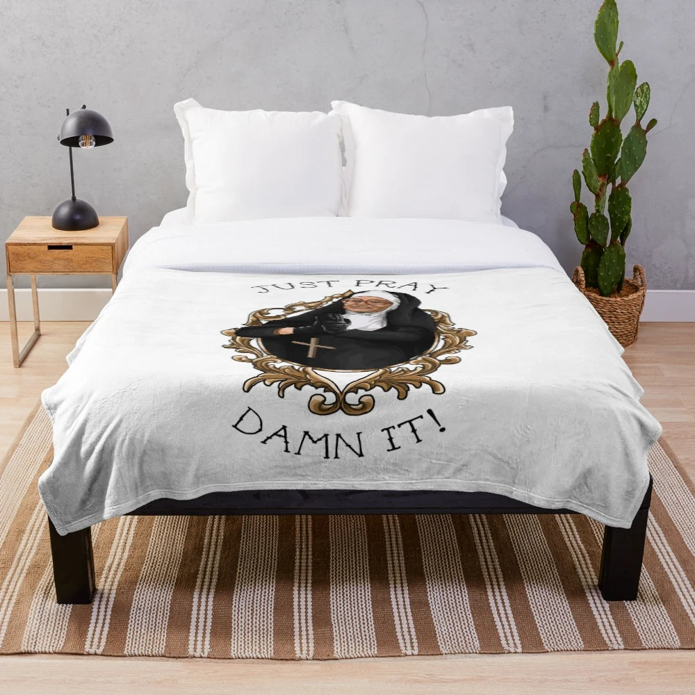 Trinity the Tuck Sister Mary Koont Plush Blanket