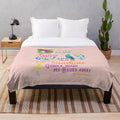 Plush blanket featuring tropical design inspired by Zac Brown Band
