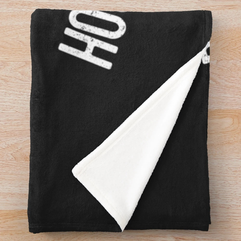 Plush blanket for true crime podcast fans