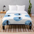 Truman Show-themed plush blanket featuring the main character