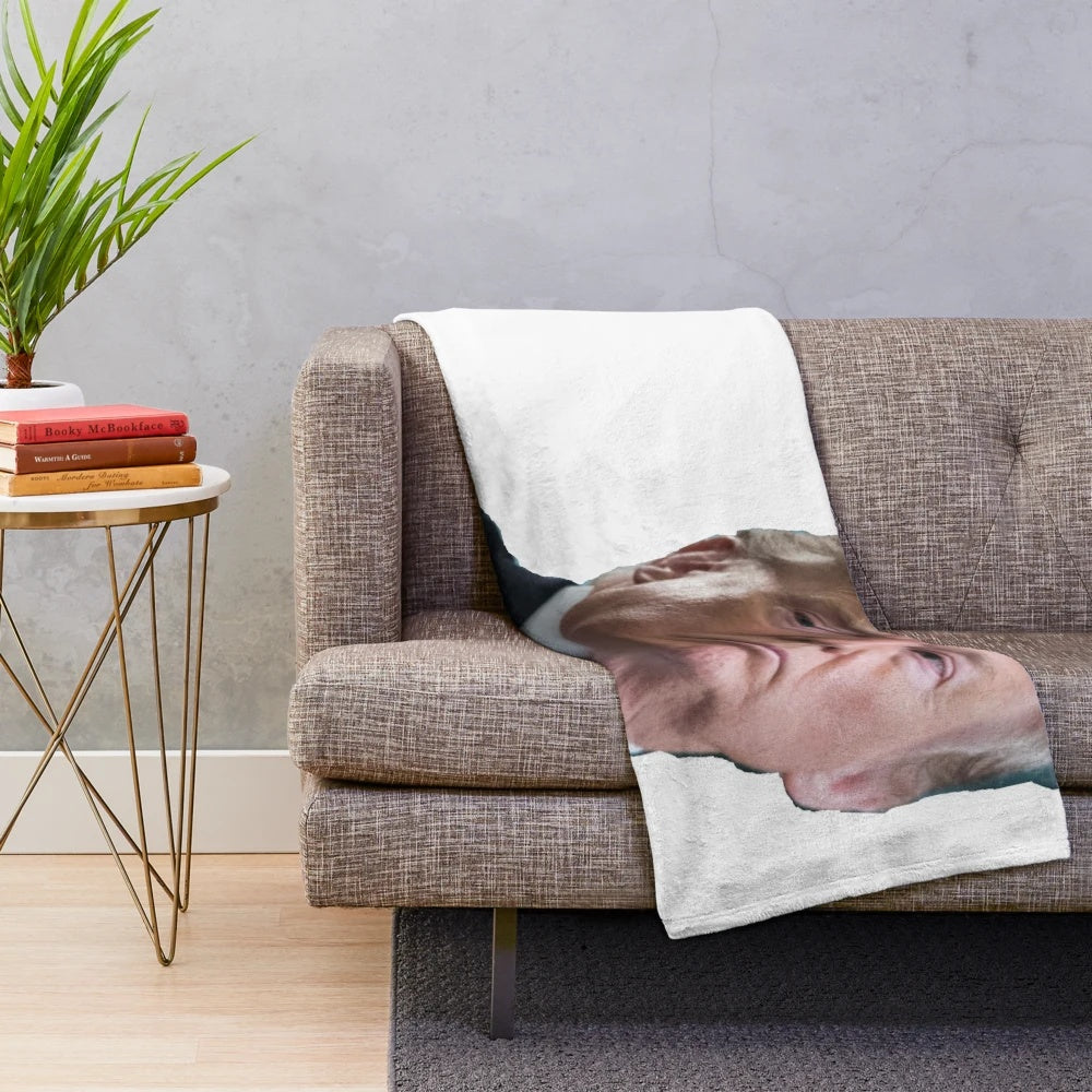 Trump plush blanket with soft, high-quality material
