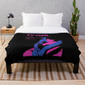 Soft plush blanket featuring TV Girl band artwork