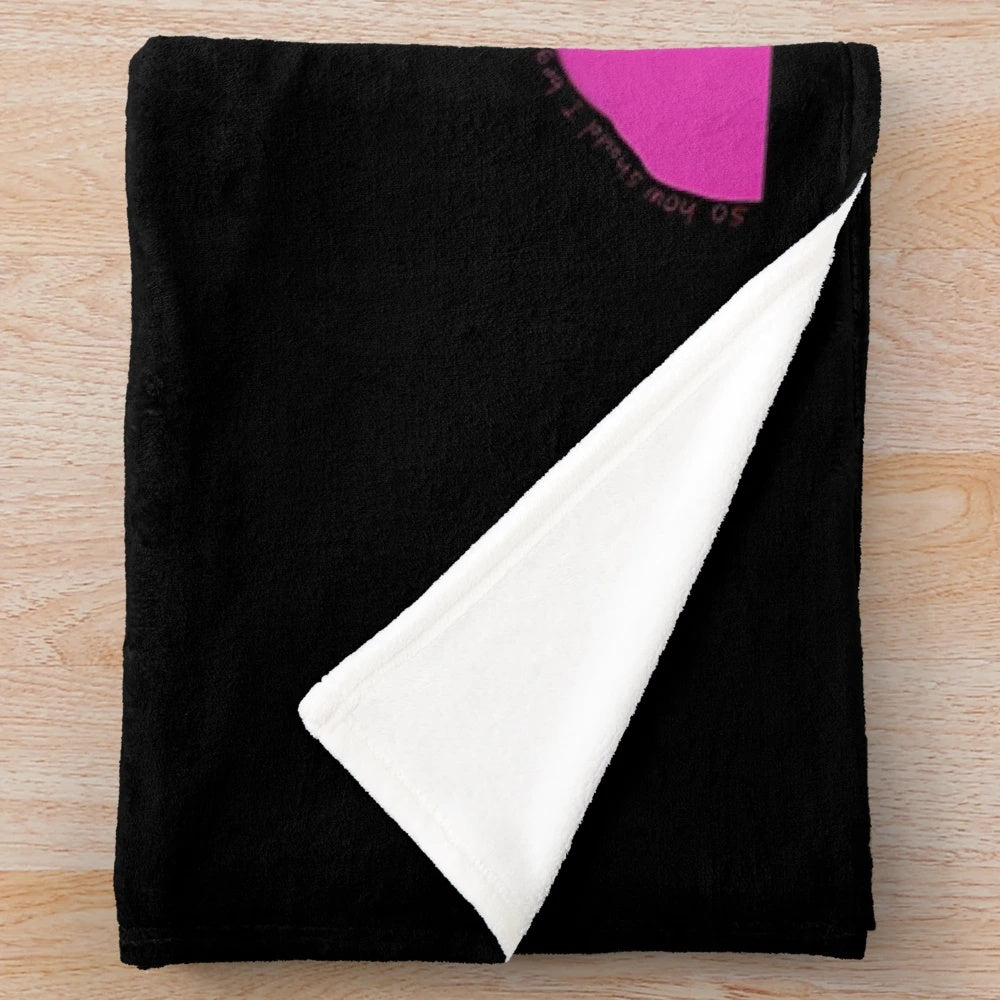 Soft plush blanket featuring TV Girl band artwork