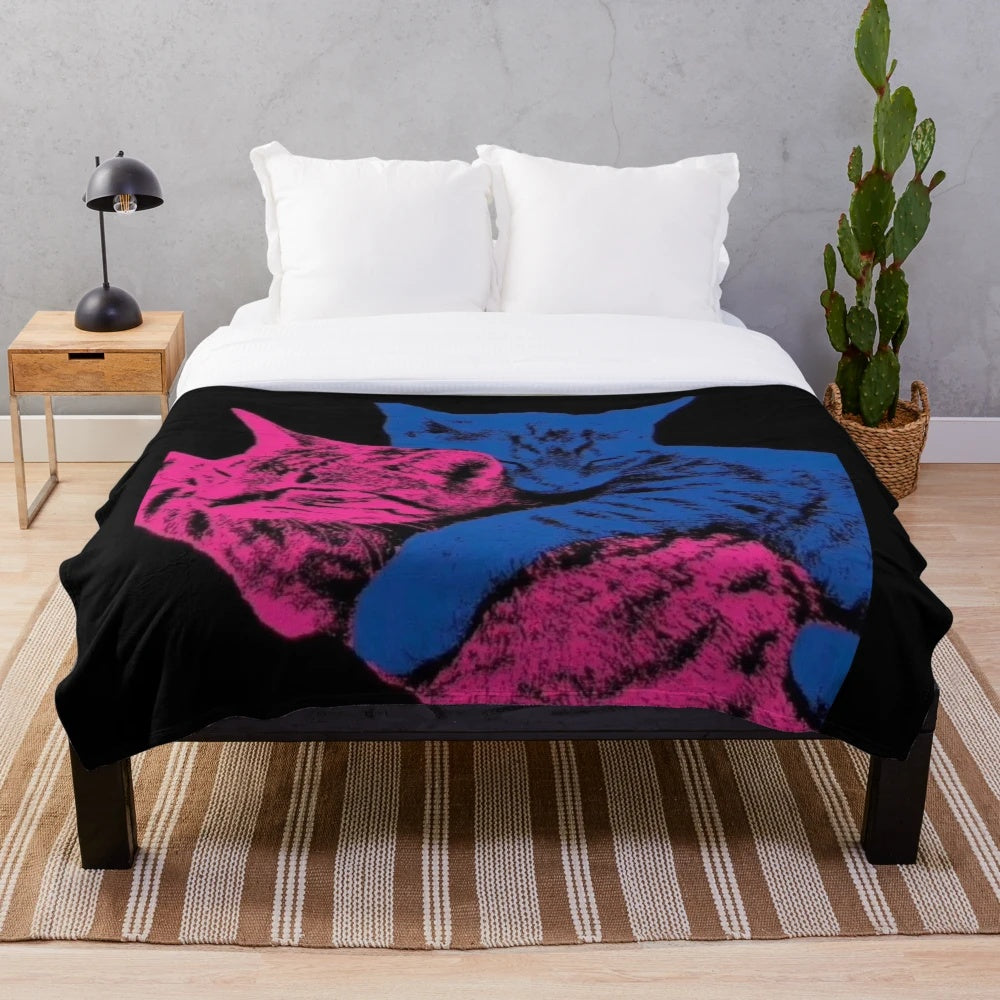 TV Girl inspired plush blanket