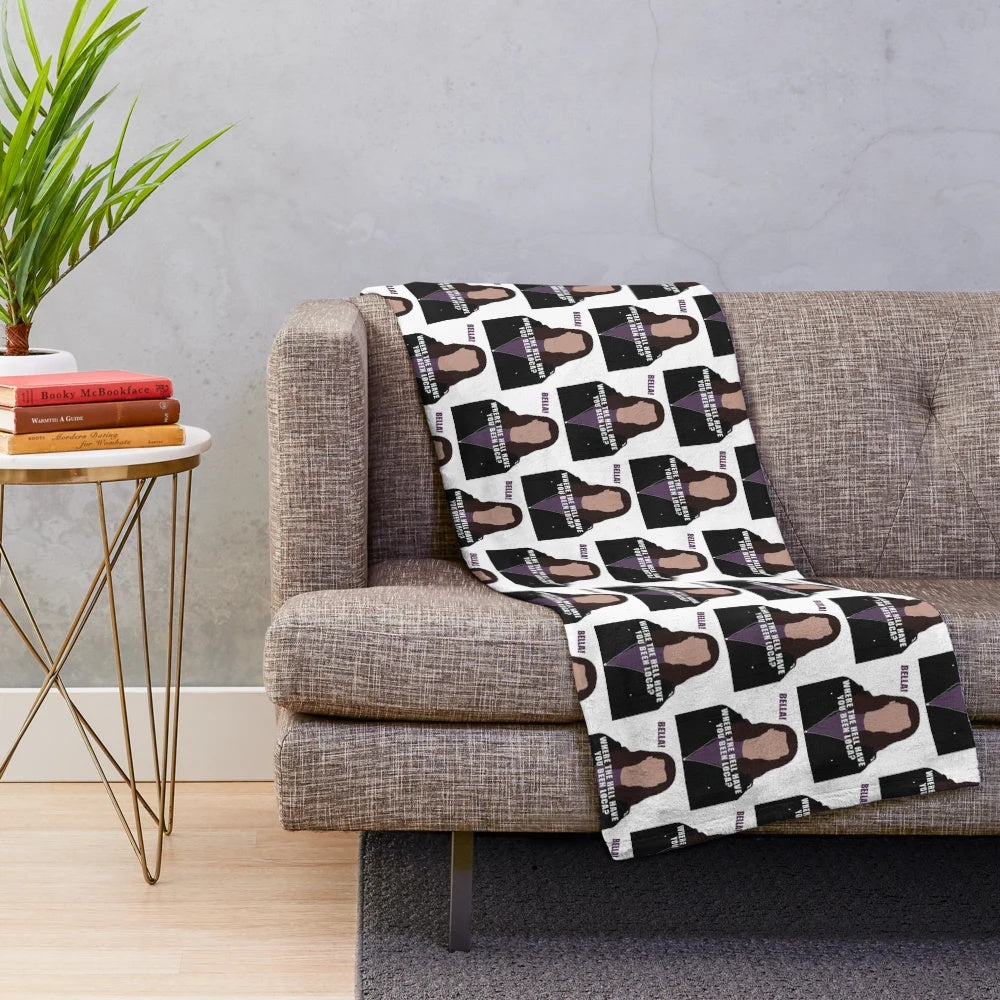 Cozy Twilight-inspired plush blanket featuring Bella Swan