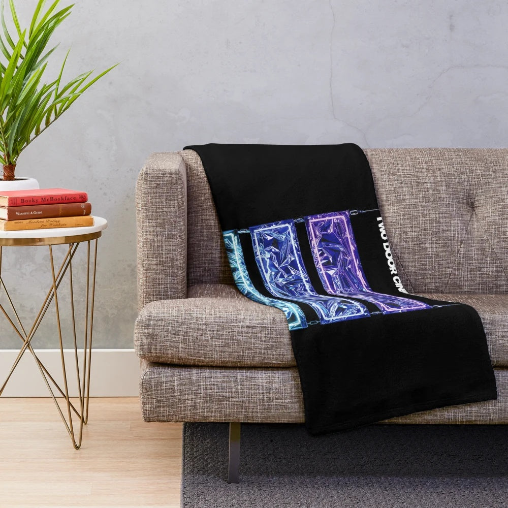 Two Door Cinema Club inspired plush blanket with band's album cover artwork