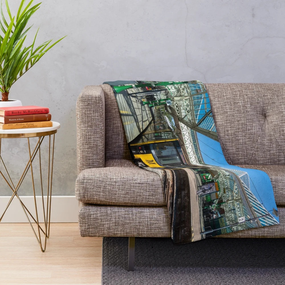 Tynemouth Metro Train Plush Blanket