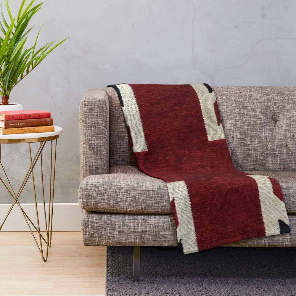 Plush blanket featuring the Union Jack, the flag of the United Kingdom