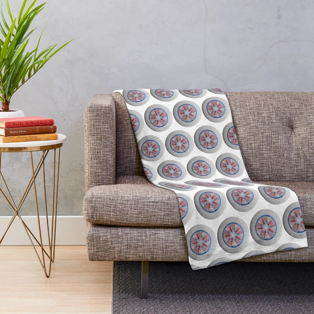Ultimate Frisbee Inspired Plush Blanket