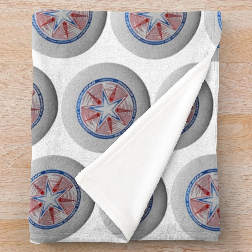 Ultimate Frisbee Inspired Plush Blanket