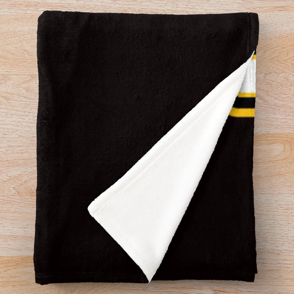 Soft, plush UMBC Retrievers logo blanket