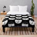 Soft and cozy plush blanket featuring The Umbrella Academy logo and design