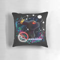 Soft and cuddly Umbreon Pokemon plush pillow with a night sky design featuring the moon and stars