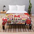 Soft and comfortable UMD Terrapins college plush blanket