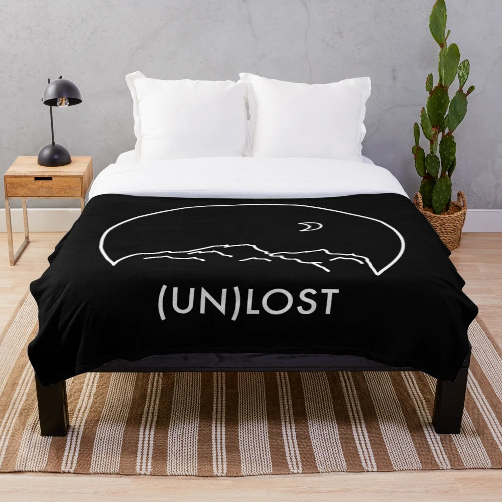 Soft and warm plush blanket featuring The Maine band logo