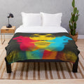 Plush blanket inspired by the film "Under the Skin