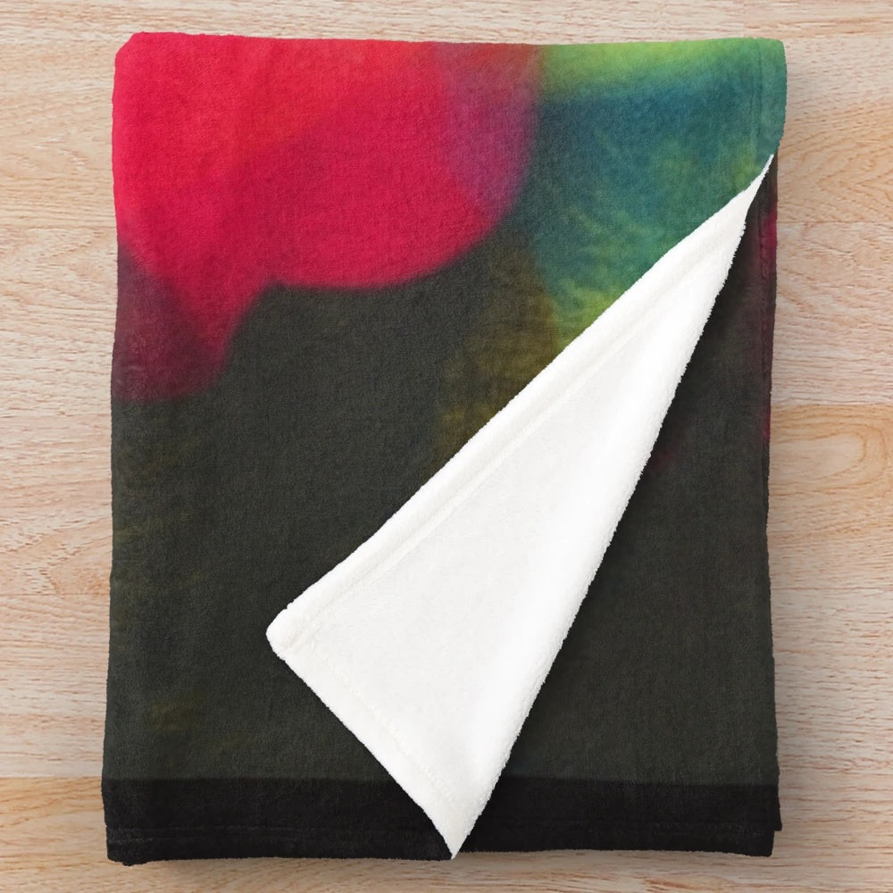 Plush blanket inspired by the film "Under the Skin