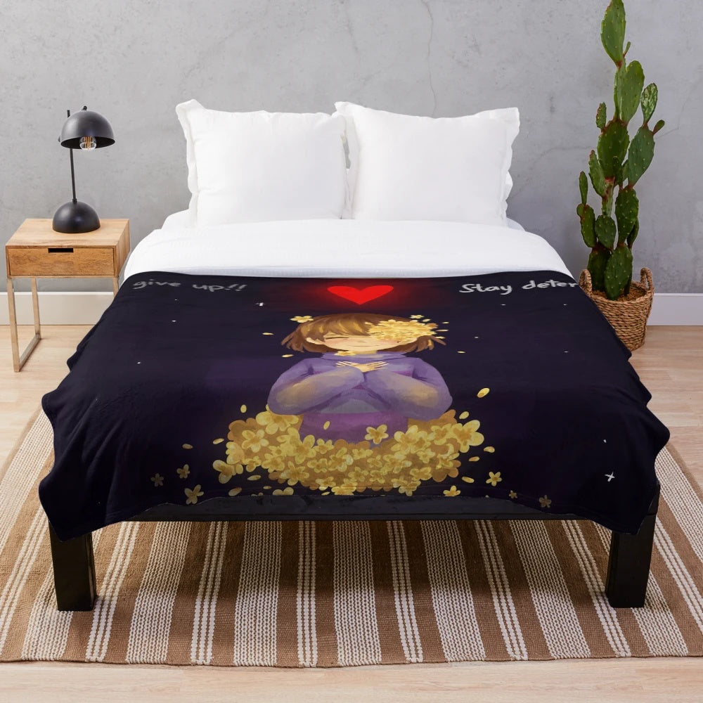 Frisk Undertale Plush Blanket