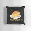 Soft and plush UNDERTALE themed pillow featuring the game's iconic food and quotes
