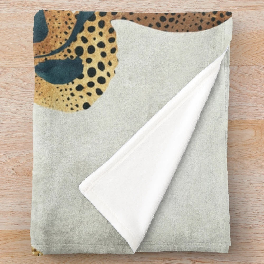 Underwater Dream Plush Blanket featuring a contemporary abstract octopus design