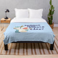 Cozy unicorn plush blanket with Bluey TV show inspired design