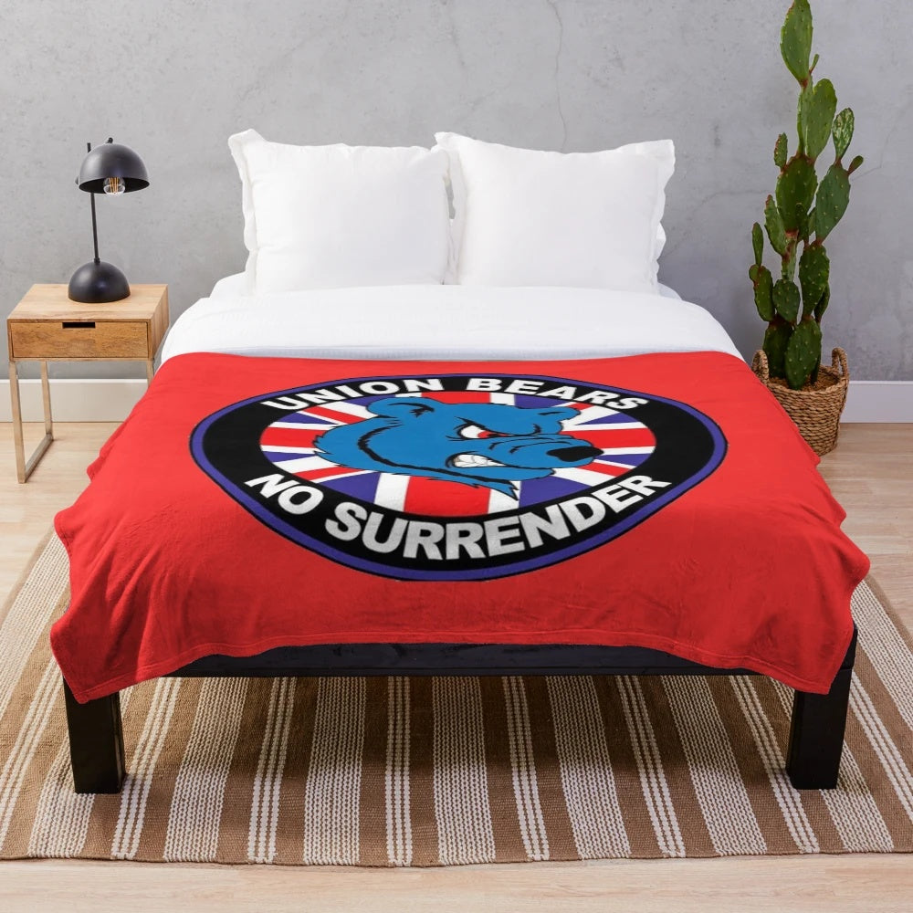 Union Bears Rangers Plush Blanket
