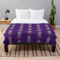 University of Albany Great Danes plush blanket