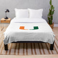 University of Miami Canes Plush Blanket