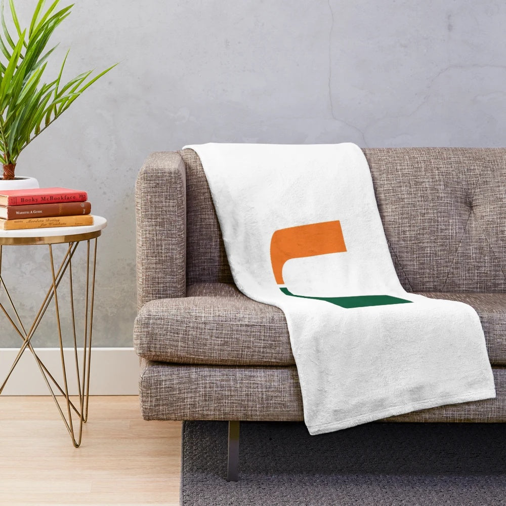 University of Miami Canes Plush Blanket