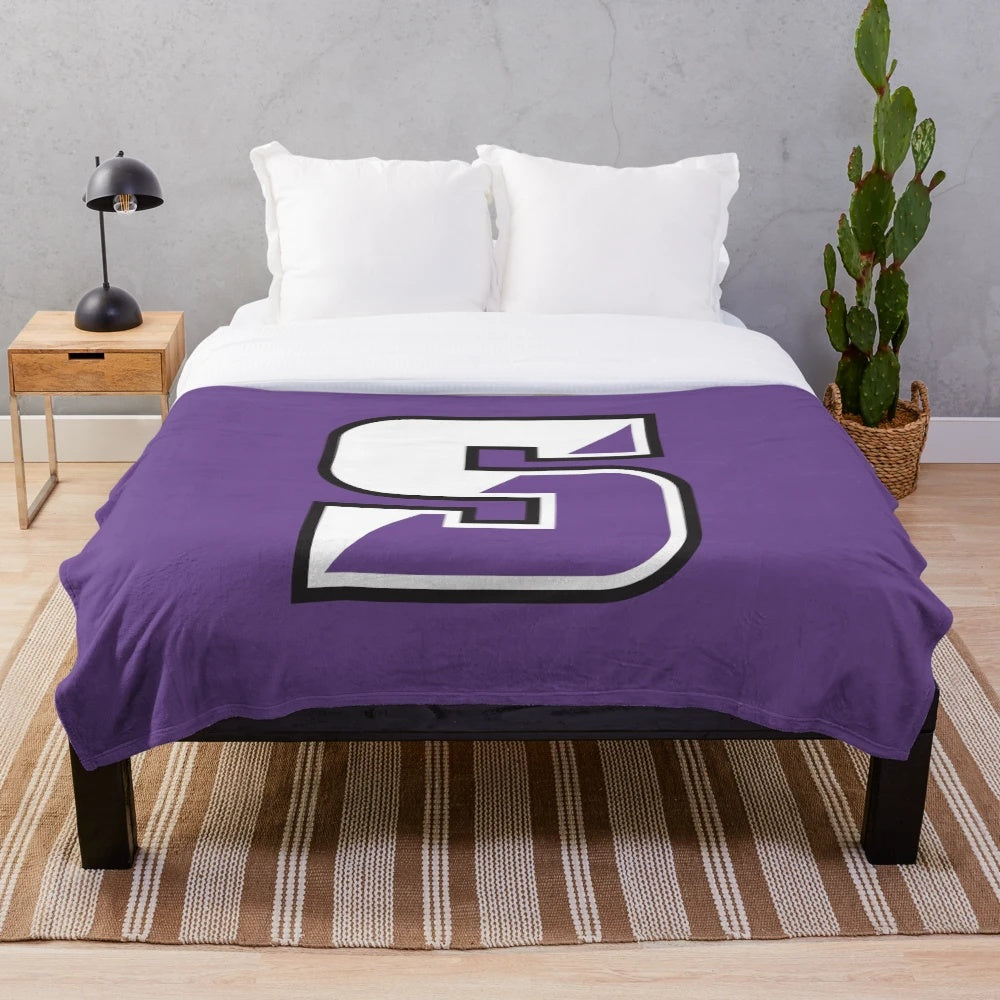University of Scranton plush blanket for college sports fans